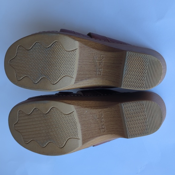 Dansko Serena Chestnut Brown Clogs/Mules Size 38 (7.5-8) - Picture 7 of 10